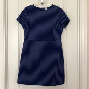 Navy and Royal Blue Summer Knit Dress